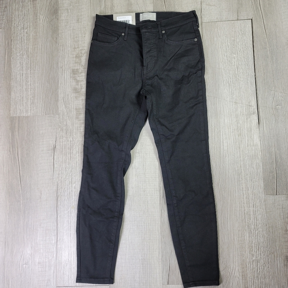 Everlane The Mid-Rise Skinny Stretch Black Regular - Picture 4 of 7